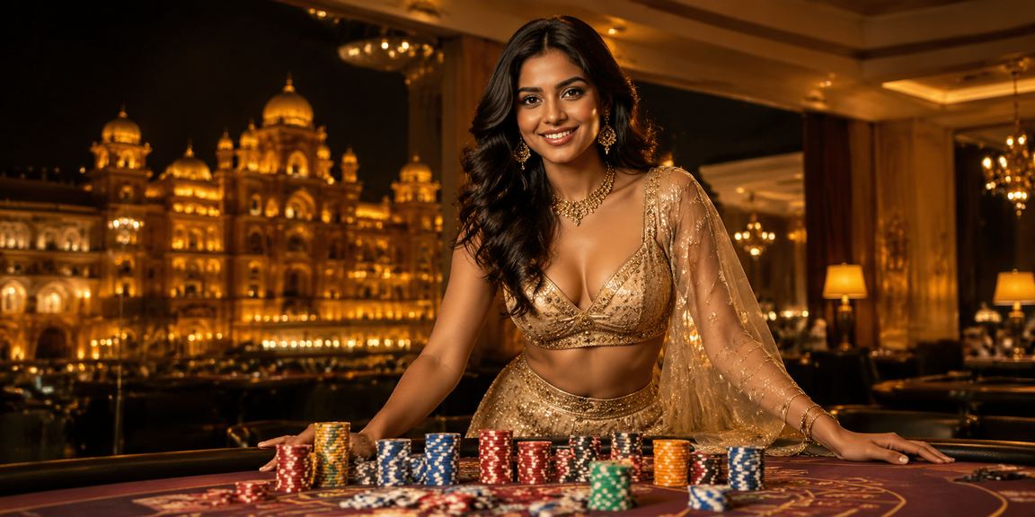 Betting scene in Lucknow old city with Bollywood elements